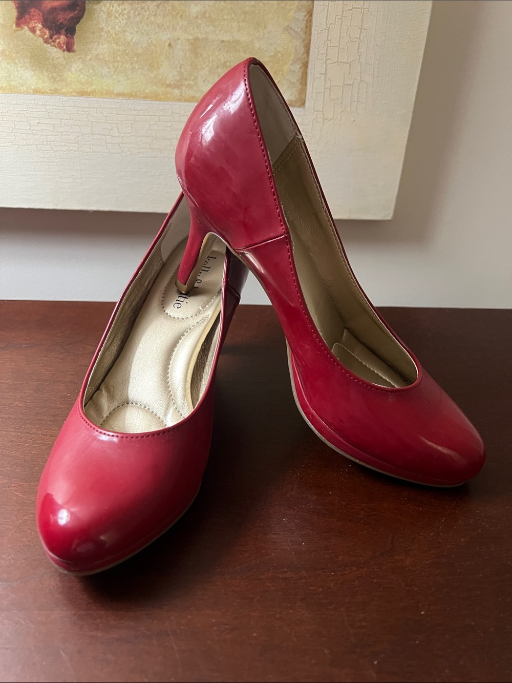 Kelly & Katie Red Dorothea Stiletto High Heals Size 6